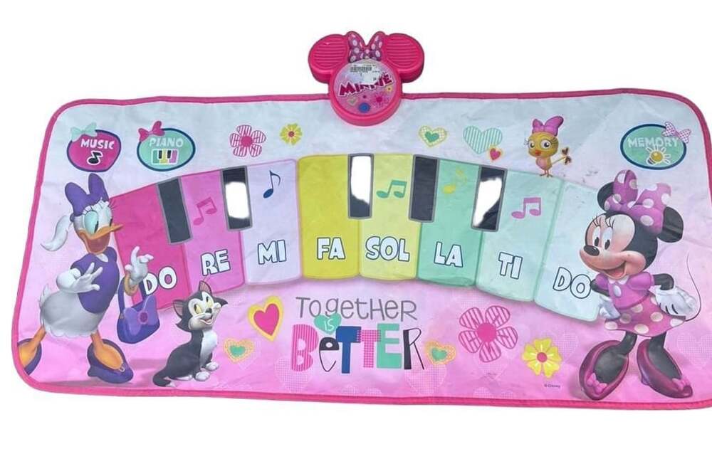 Disney Minnie Mouse Together Is Better Electronic Piano Musical Play Mat
